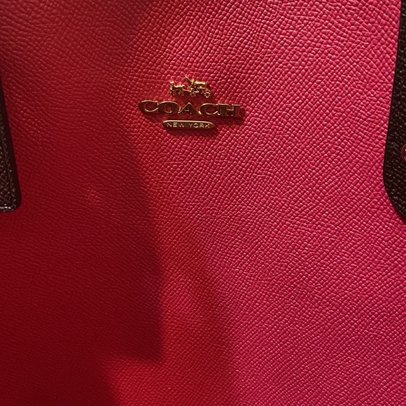 COACH REVERS-ABLE 2 WAY SHOULDER BAG W/ WRISTLER/MAKEUP CASE PRELOVED - Picture 5 of 10